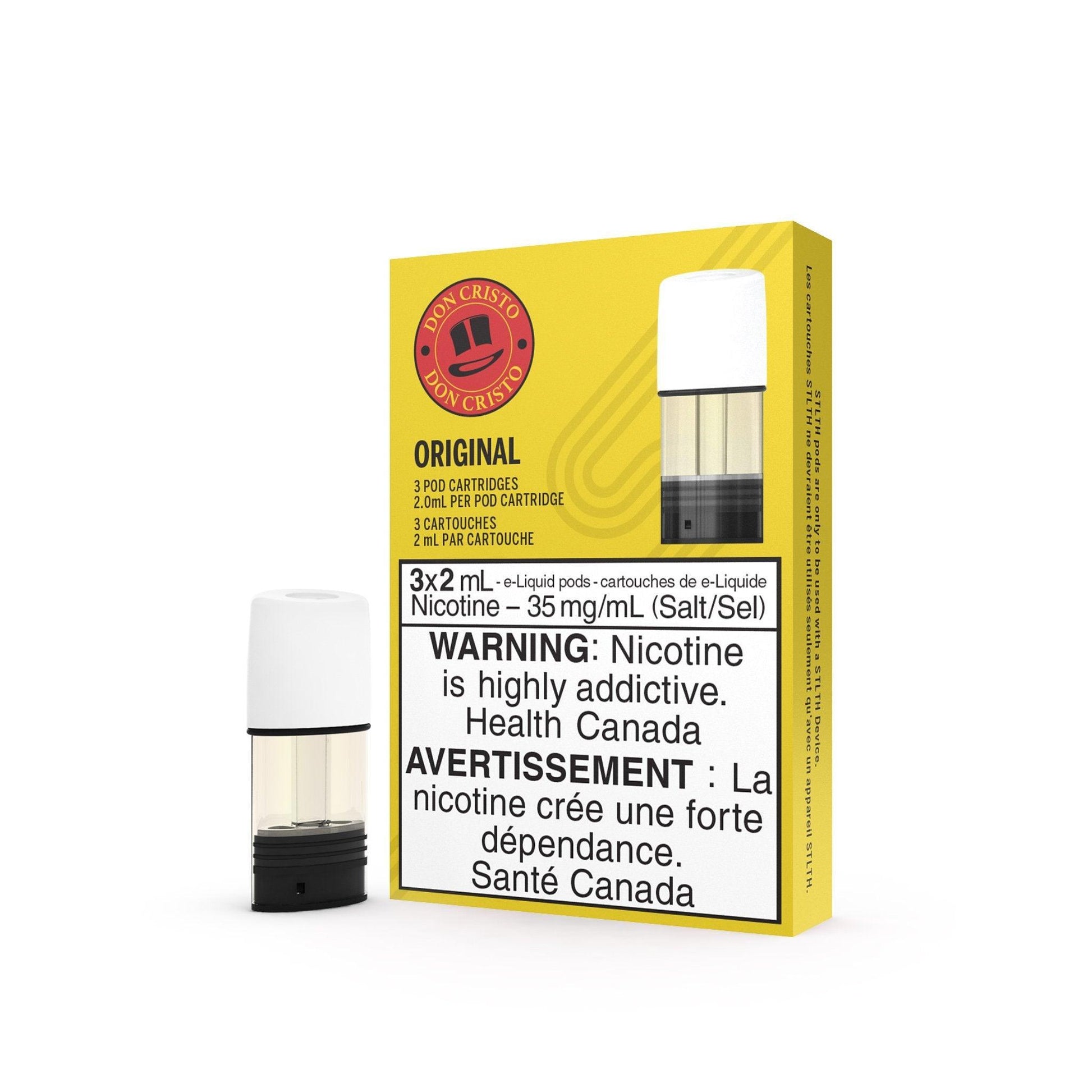 STLTH Don Cristo Original Vape Pod, 4mL - Vapor Shoppe STLTH Don Cristo Original Vape Pod, 4mL - Vapor Shoppe