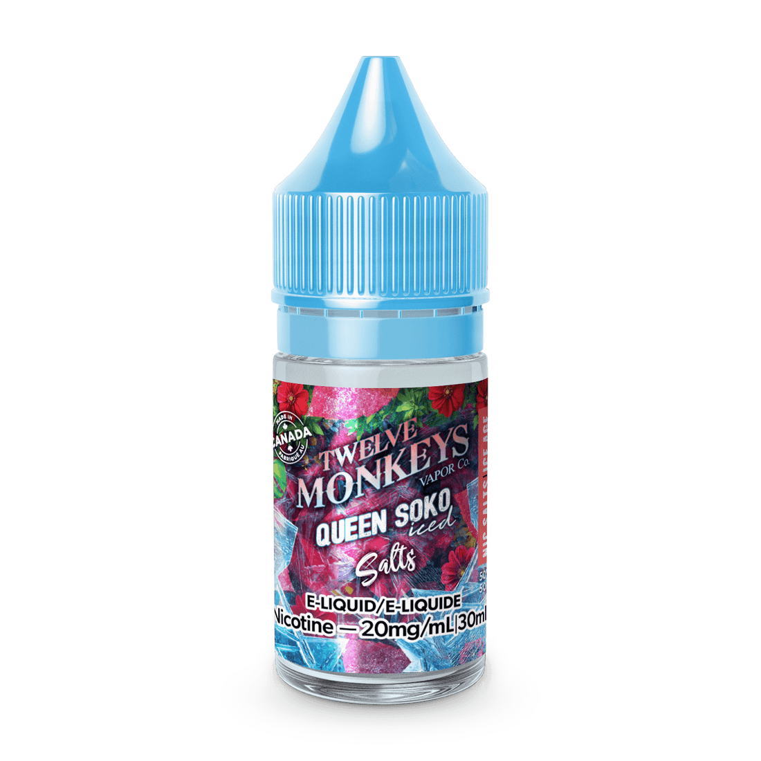 Twelve Monkeys Salts Iced - Queen Soko - Vapor Shoppe