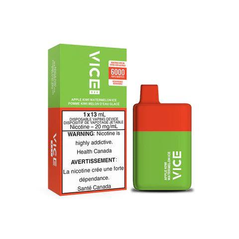 VICE Box Vape Vapoteuse Jetable, 6000 Bouffes  Vapor Shoppe
