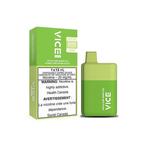 VICE Box Rechargeable Disposable - Apple Kiwi Grape Ice - Vapor Shoppe