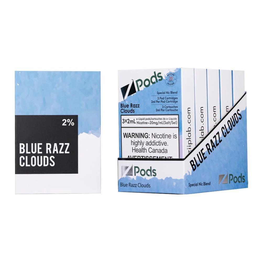 Z Pods - Blue Razz Clouds 20mg - Vapor Shoppe
